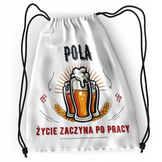 Plecak Dla Poli Sportowy Szkolny Worek Torba z Nadrukiem ze Zdjęciem Inna marka