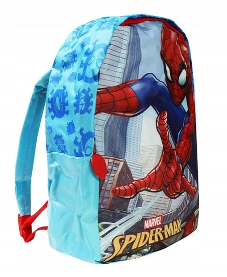 Plecak dla przedszkolaka chłopca błękitny Spiderman Marvel