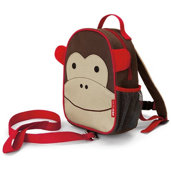 Plecak dla przedszkolaka chłopca i dziewczynki brązowy Skip Hop Baby Zoo Małpa Skip Hop