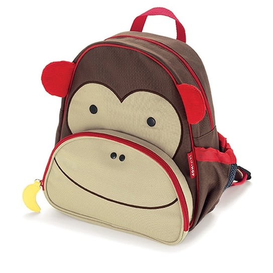 Plecak dla przedszkolaka chłopca i dziewczynki brązowy Skip Hop Zoo Małpa Skip Hop