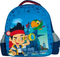Plecak dla przedszkolaka chłopca i dziewczynki niebieski Astra Jake i Piraci z Nibylandii jednokomorowy Astra
