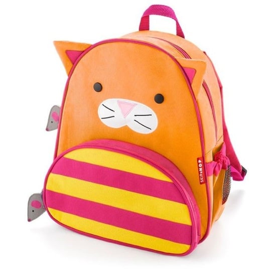 Plecak dla przedszkolaka chłopca i dziewczynki pomarańczowy Skip Hop Zoo Kot Skip Hop
