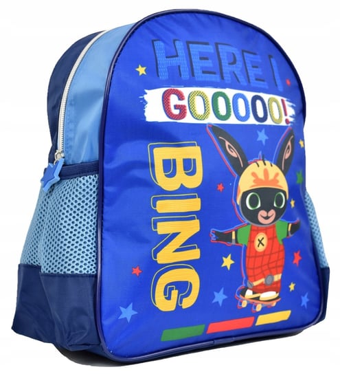 Plecak dla przedszkolaka chłopca niebieski Setino Bing Setino