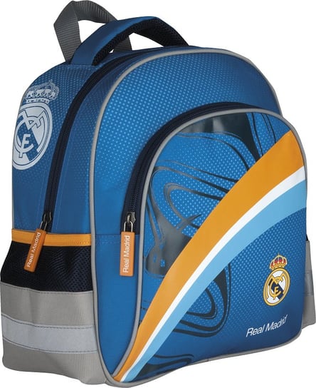 Plecak dla przedszkolaka dla chłopca i dziewczynki niebieski Real Madrid Real Madryt jednokomorowy Real Madrid