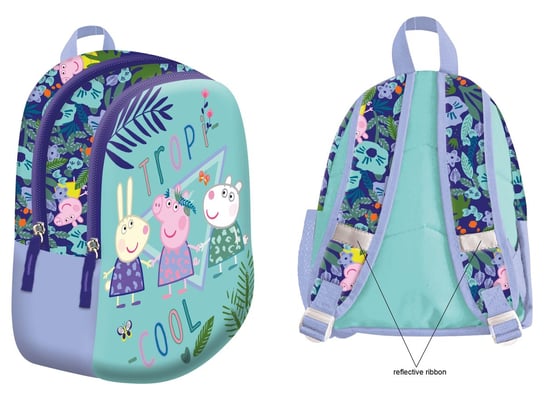 Plecak dla przedszkolaka dla chłopca i dziewczynki Świnka Peppa Świnka Peppa jednokomorowy Świnka Peppa