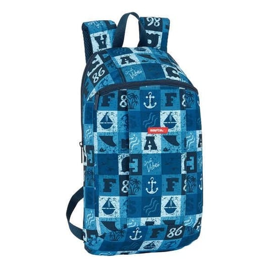 Plecak dla przedszkolaka dla chłopca niebieski Safta jednokomorowy Safta