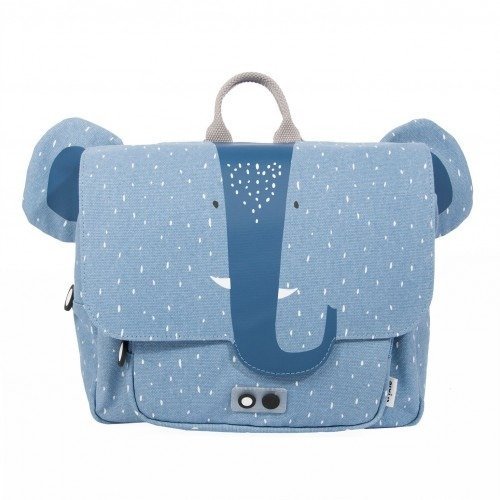 Plecak dla przedszkolaka dla dzieci niebieski Trixie Baby słoń jednokomorowy Trixie Baby