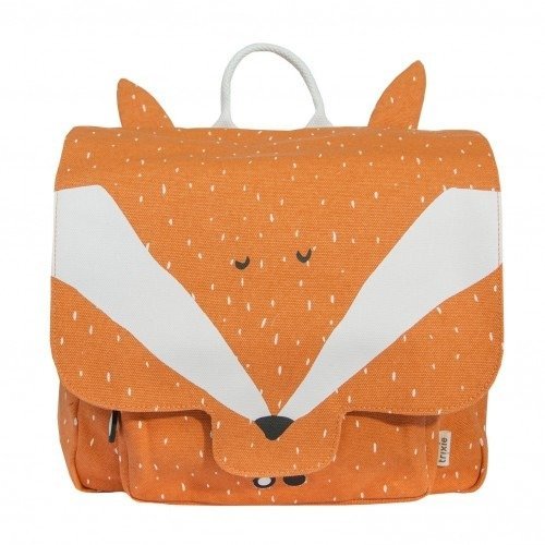 Plecak dla przedszkolaka dla dzieci pomarańczowy Trixie Baby lis jednokomorwoy Trixie Baby