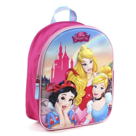 Plecak dla przedszkolaka dla dzieci różowy Princess Księżniczki Disneya jednokomorowy Princess