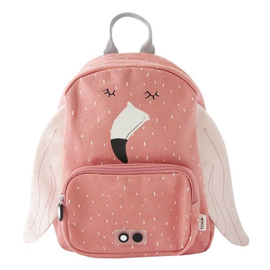 Plecak dla przedszkolaka dla dzieci różowy Trixie Baby flaming jednokomorwy Trixie Baby