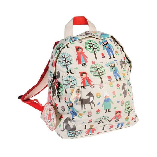 Plecak dla przedszkolaka dla dziewczynki biały Rex London Czerwony Kapturek Rex London