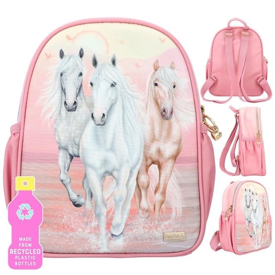 Plecak dla przedszkolaka dla dziewczynki Depesche konie jednokomorowy Depesche