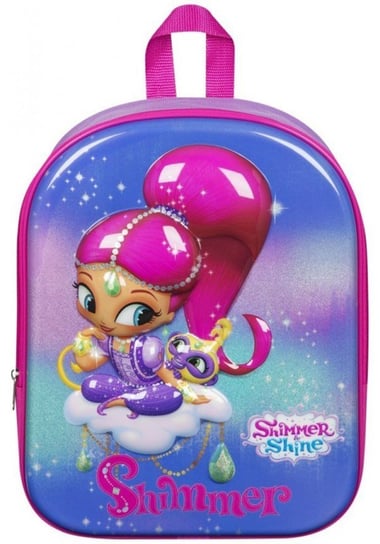 Plecak dla przedszkolaka dla dziewczynki fioletowy Shimmer&Shine jednokomorowy Shimmer & Shine