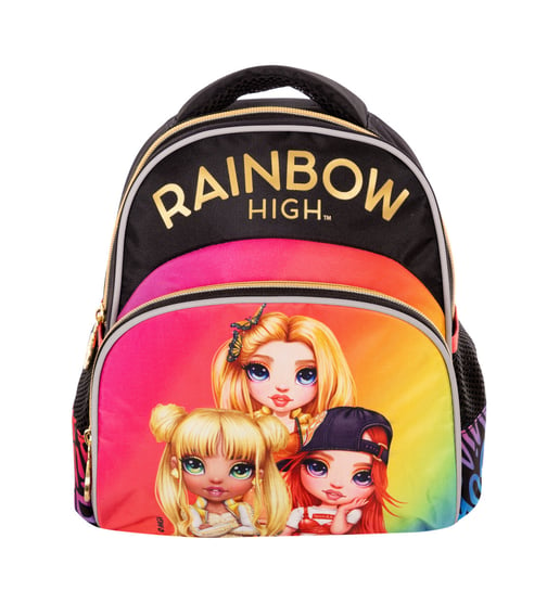 Plecak dla przedszkolaka dla dziewczynki Rainbow High dwukomorowy Rainbow High
