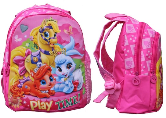 Plecak dla przedszkolaka dla dziewczynki różowy Beniamin dwukomorowy Beniamin