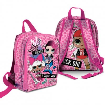 Plecak dla przedszkolaka dla dziewczynki różowy CORIEX L.O.L. Surprise! dwukomorowy CORIEX