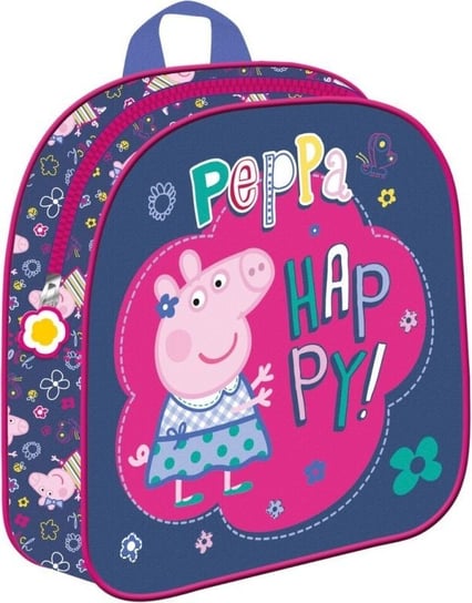 Plecak dla przedszkolaka dla dziewczynki St.Majewski Świnka Peppa jednokomorowy St.Majewski