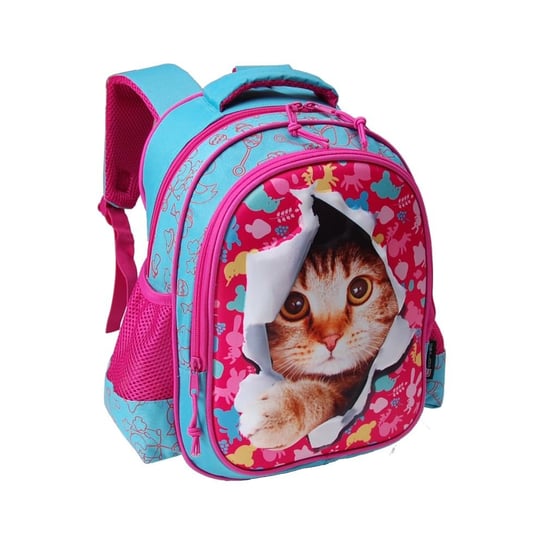 Plecak dla przedszkolaka dziewczynki Corvet kot jednokomorowy CORVET