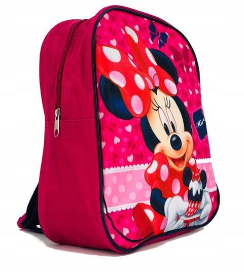 Plecak dla przedszkolaka dziewczynki czerwony ABC Myszka Minnie ABC