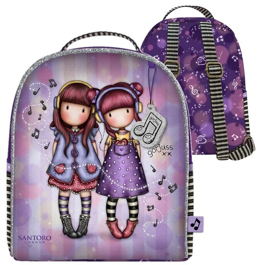 Plecak dla przedszkolaka dziewczynki fioletowy Santoro London Santoro London