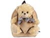 Plecak dla przedszkolaka dziewczynki i chłopca beżowy Rozette Belly Bear jednokomorowy Rozette