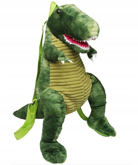 Plecak dla przedszkolaka dziewczynki i chłopca ciemnozielony dinozaur Inna marka