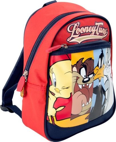 Plecak dla przedszkolaka dziewczynki i chłopca czerwony Legler Zwariowane Melodie Legler