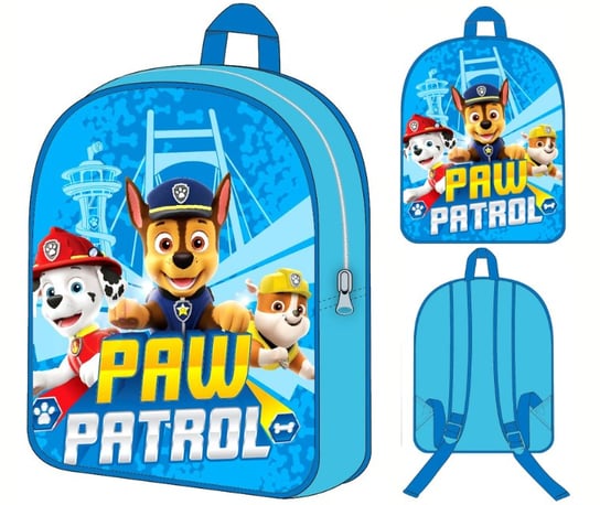 Plecak dla przedszkolaka dziewczynki i chłopca niebieski Difuzed Psi Patrol Difuzed