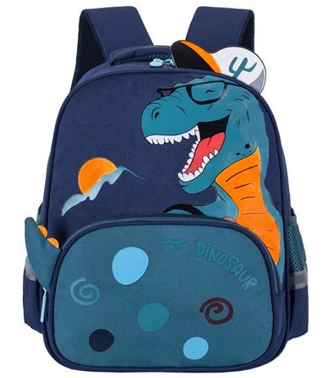 Plecak dla przedszkolaka dziewczynki i chłopca niebieski Hopki Hopki