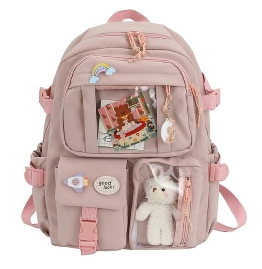 Plecak dla przedszkolaka dziewczynki i chłopca różowy Inna marka