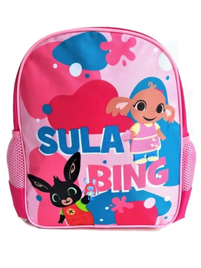 Plecak dla przedszkolaka dziewczynki i chłopca różowy Setino Bing jednokomorowy Setino