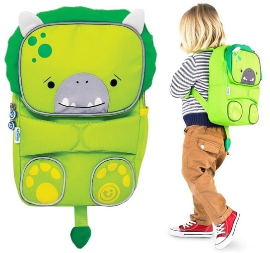 Plecak dla przedszkolaka dziewczynki i chłopca Trunki Dinozaur Dudley Trunki