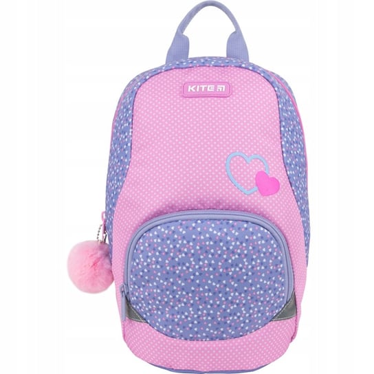 Plecak dla przedszkolaka dziewczynki różowy KITE jednokomorowy KITE