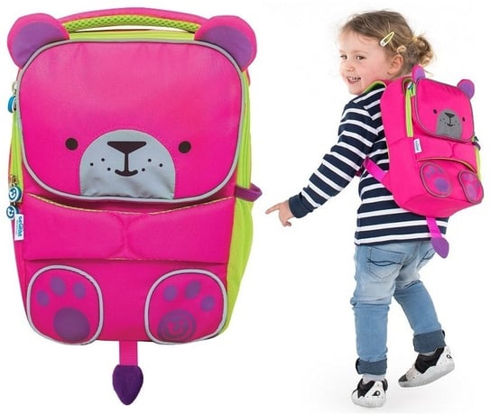 Plecak dla przedszkolaka dziewczynki różowy Trunki Trunki