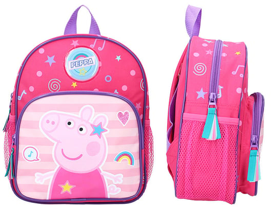 Plecak dla przedszkolaka dziewczynki różowy Vadobag Świnka Peppa Vadobag