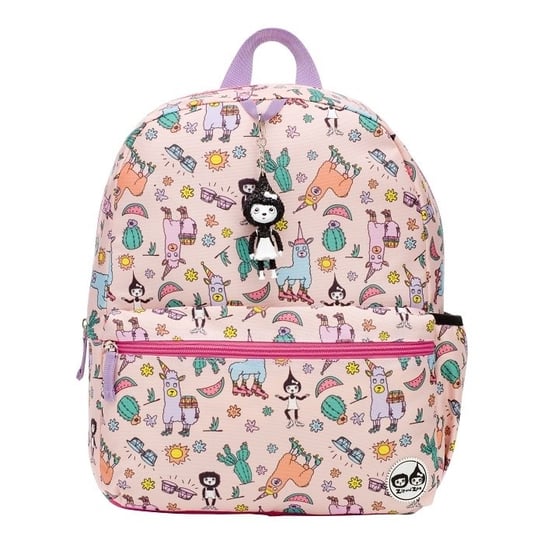 Plecak dla przedszkolaka dziewczynki różowy Zip & Zoe Junior Lama Zip & Zoe