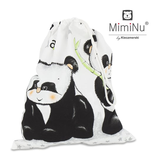 Plecak dla przedszkolaka dziewczynki Sambro Panda MimiNu by Kieczmerski