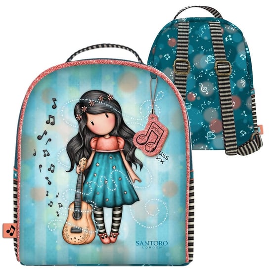 Plecak dla przedszkolaka dziewczynki turkusowy Santoro London Santoro London