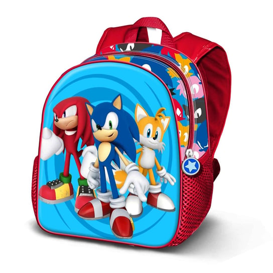 Plecak dla przedszkolaka Sonic Wypukły 3D Karactermania