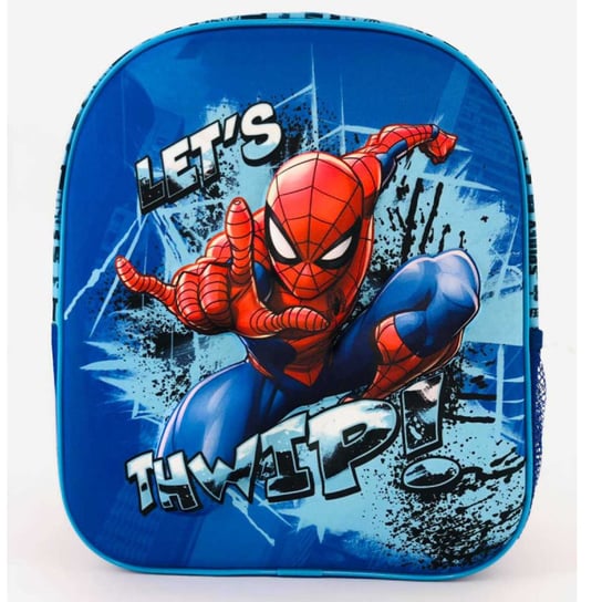 Plecak dla przedszkolaka Spiderman niebieski Jerry Fabrics