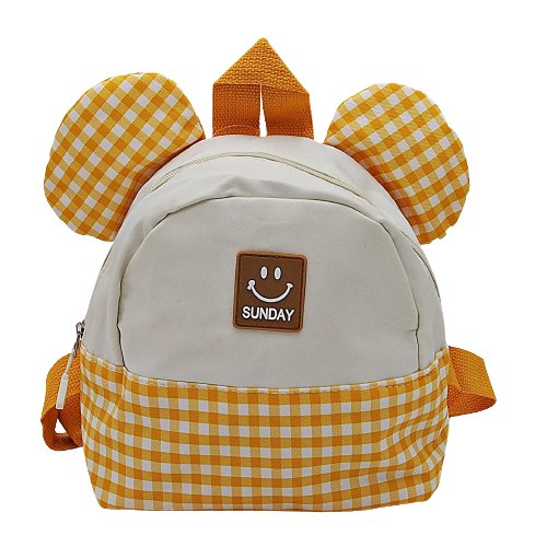 Plecak dla przedszkolaka żółty z uszami Inna marka