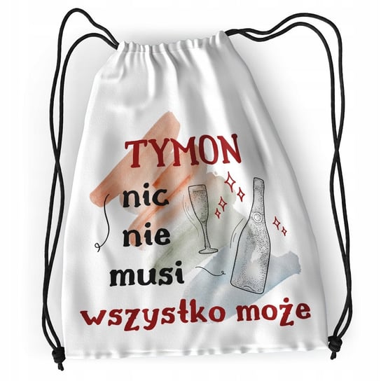 Plecak Dla Tymona Sportowy Szkolny Worek Torba z Nadrukiem ze Zdjęciem Inna marka