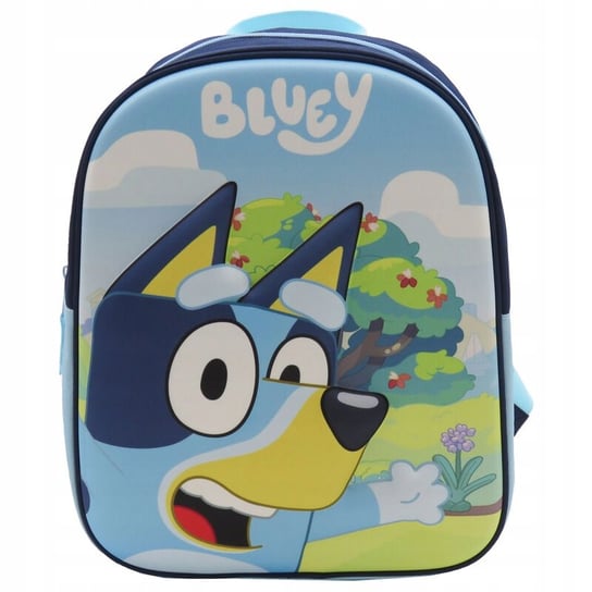 Plecak Do Przedszkola Wycieczkowy Bluey Blu Piesek Wypukły 3D CYP Brands