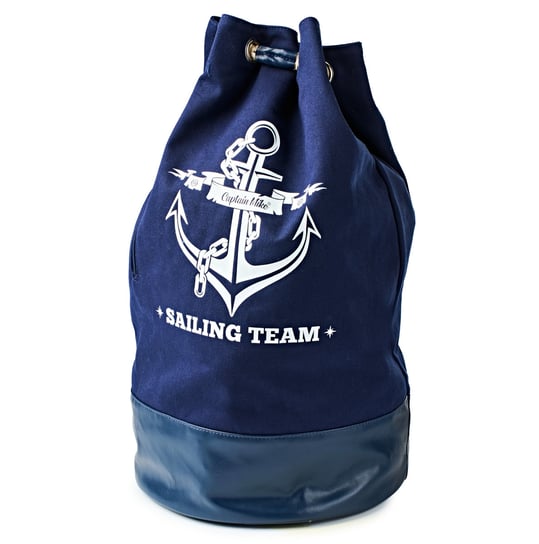 Plecak Męski Worek Żeglarski Plażowy Captain Mike® Granatowy Sailing Team Captain Mike