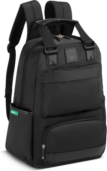 Plecak Miejski na laptopa 15,6" Delsey Benetton Color Block czarny DELSEY