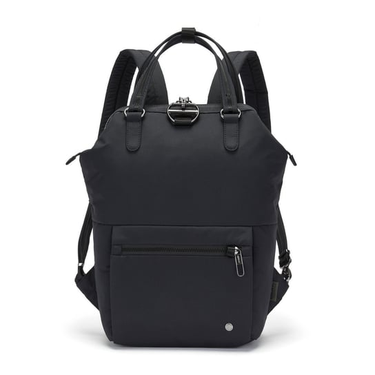 Plecak mini damski antykradzieżowy Pacsafe Citysafe CX Mini Backpack - Econyl Black Pacsafe