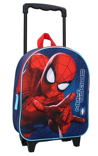 Plecak na kółkach dla chłopca, Spider-Man, czerwony, Vadobag Vadobag