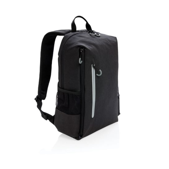 Plecak na laptopa 15" z ochroną RFID Lima Czarny - czarny XD COLLECTION