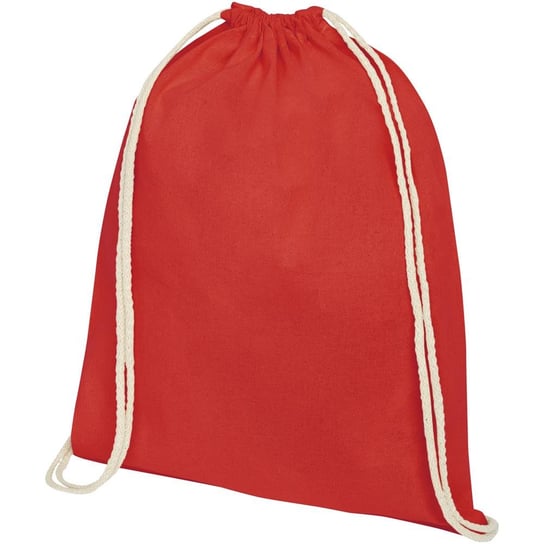 Plecak Oregon wykonany z bawełny o gramaturze 140 g/m² ze sznurkiem ściągającym KEMER