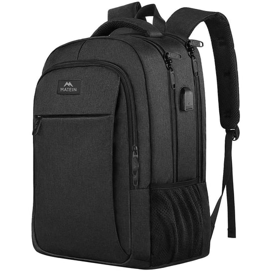 Plecak podróżny miejski MATEIN na laptopa 15,6”, kolor czarny, 45x30x20 cm MATEIN